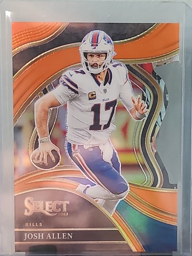 2023 Select Football Josh Allen Club Level Die-Cut Orange #'d 295