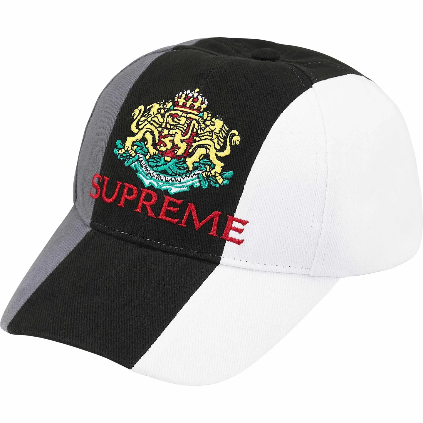 SUPREME CREST 6-PANEL (BLACK) SS25 5-PANEL CAMP CAP HAT ITALY | eBay
