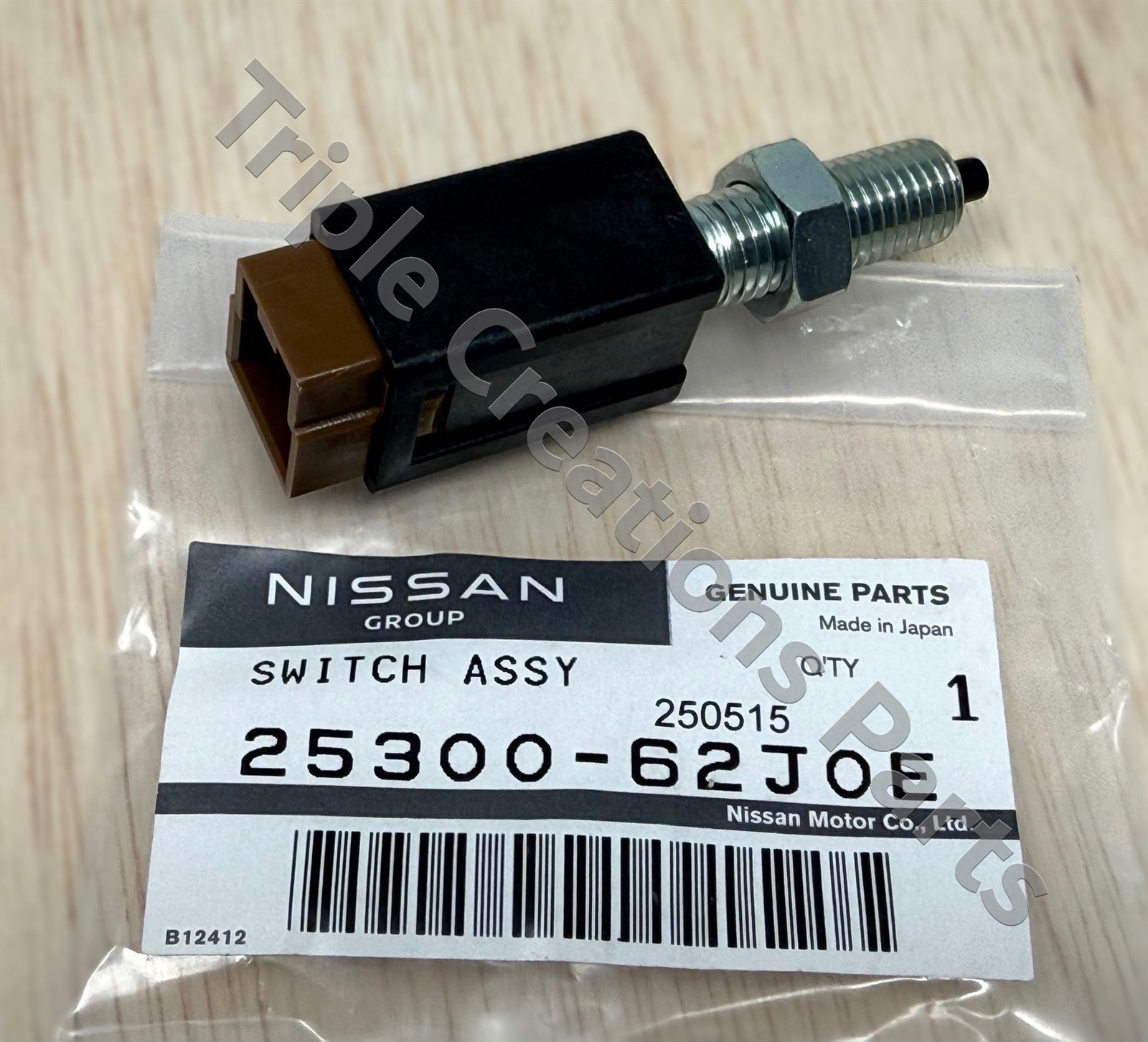 25300-62J0E Genuine Nissan Switch Cruise Control Cancel 2530062J0E