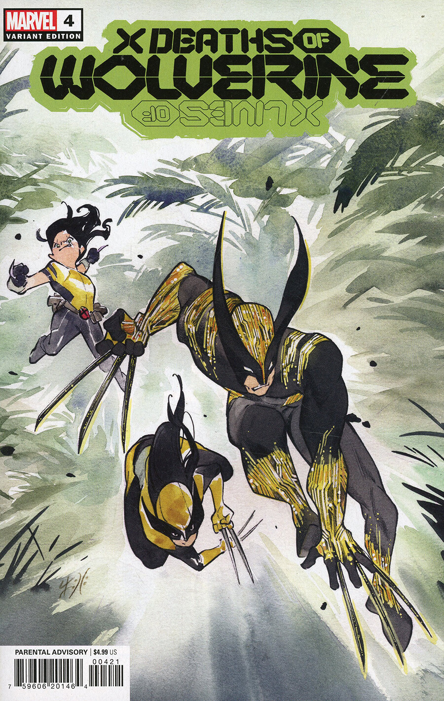 X Deaths of Wolverine #4 1:25 Peach Momoko Variant 2022 Marvel NM