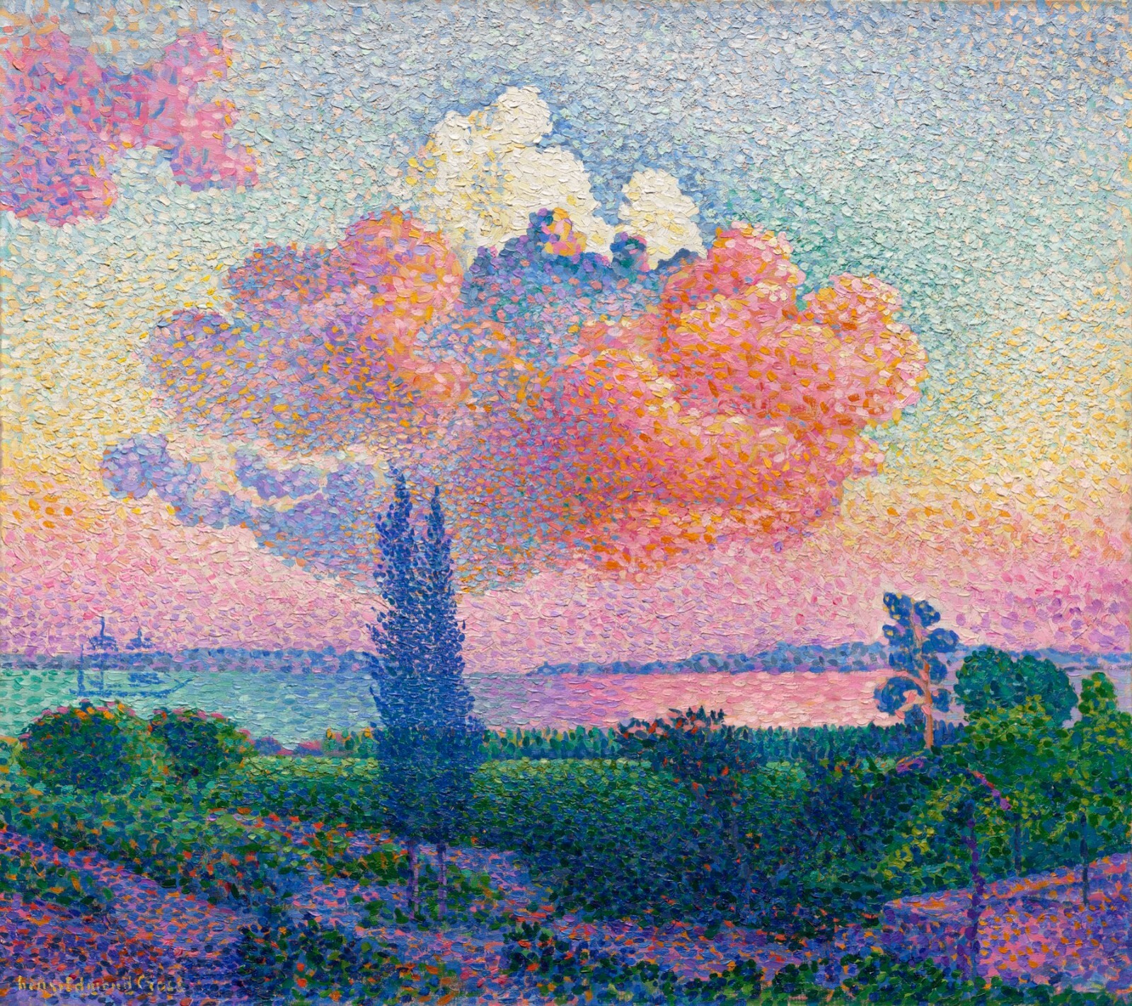 11026.Decoration Poster.Wall Room art.Henri Edmond Cross painting