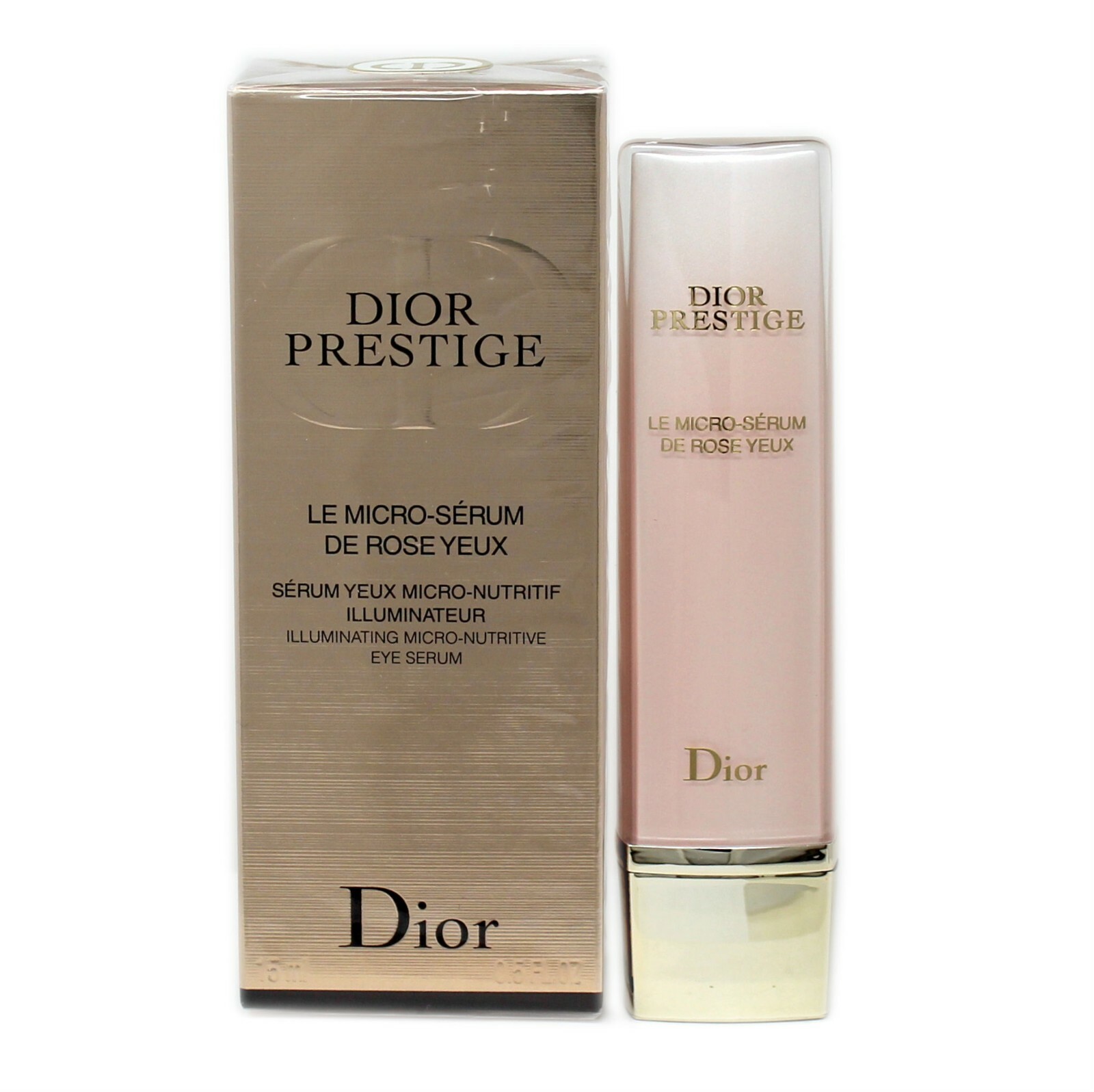 DIOR PRESTIGE LE MICRO-SERUM DE ROSE YEUX ILLUMINATING NUTRITIVE