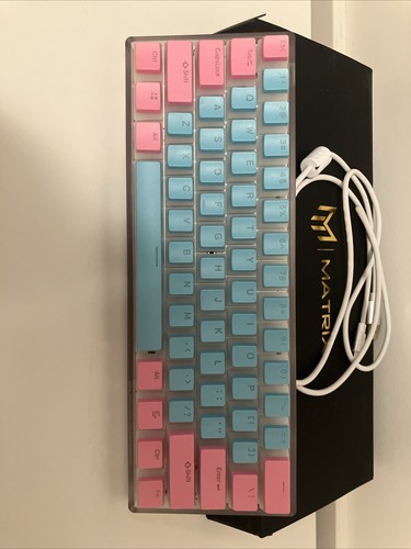 Clix X Matrix Cotton Candy Keyboard Speed Silver Switch's | eBay