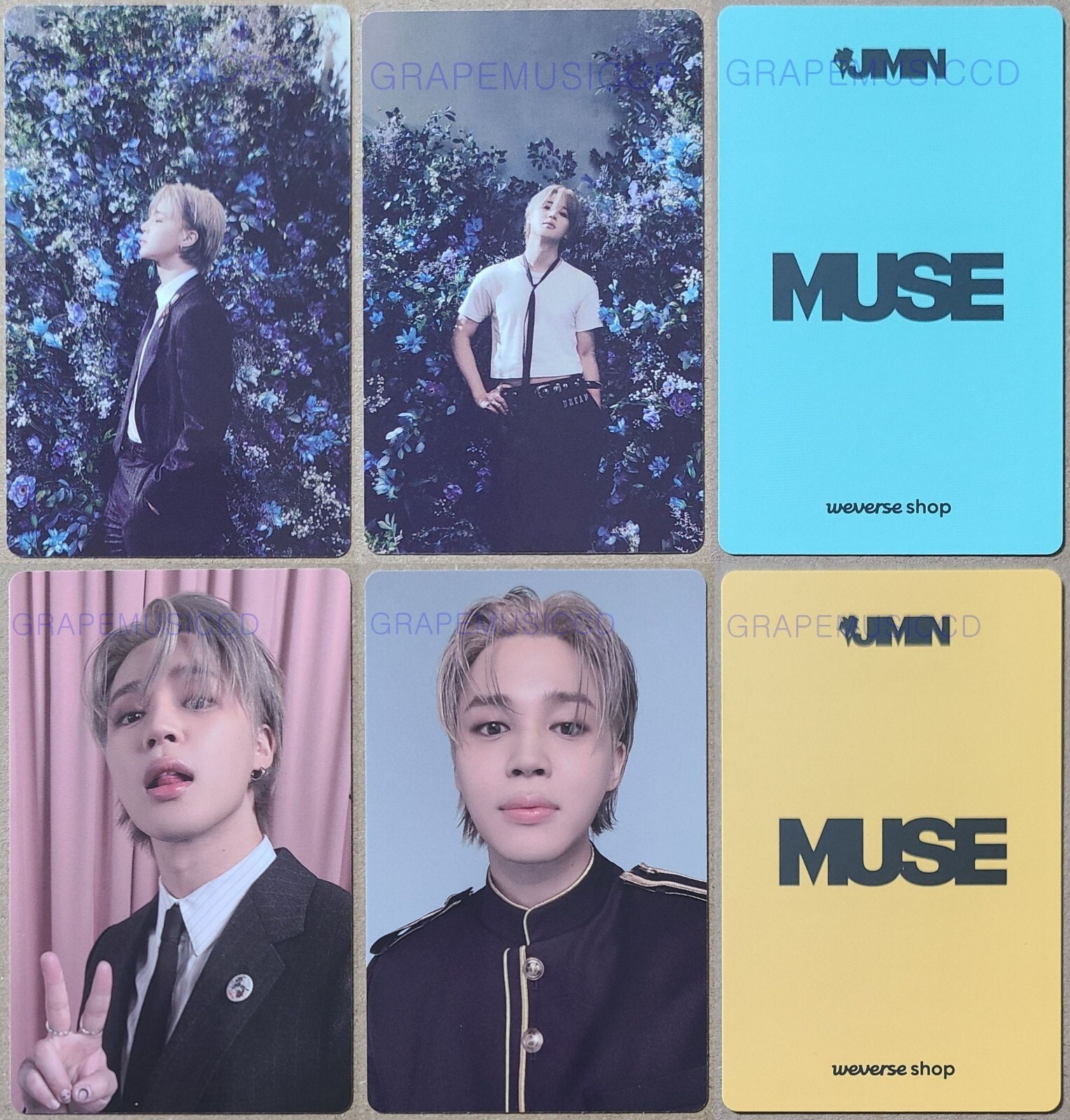 JIMIN 2ND SOLO ALBUM MUSE OFFICIAL WEVERSE SHOP POB PHOTO CARD