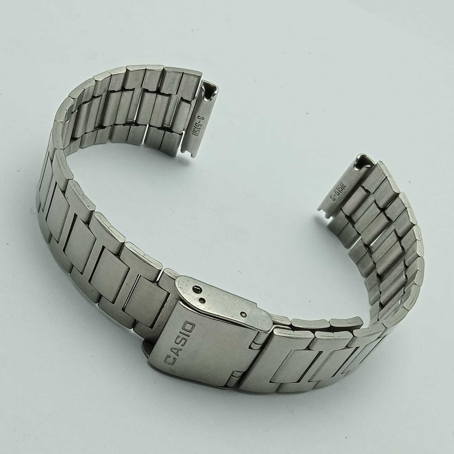 18 mm Casio S-515N Stainless Steel Vintage Watch A158W Bracelet