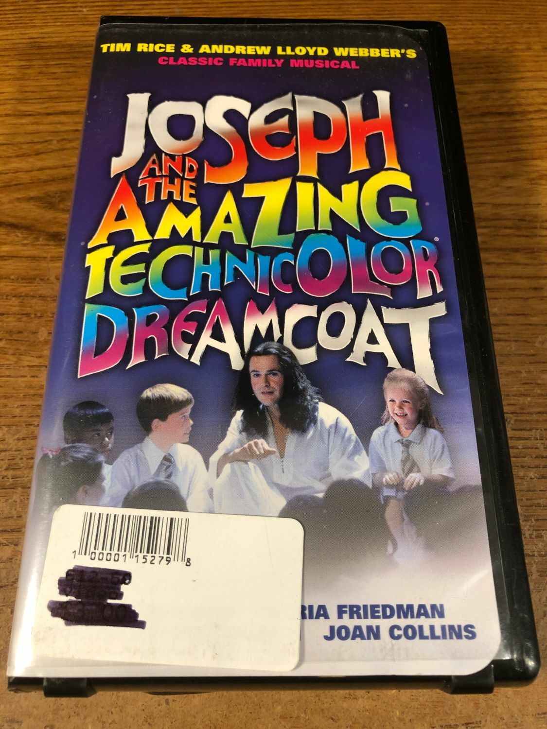 Joseph And The Amazing Technicolor Dreamcoat VHS VCR Video Tape