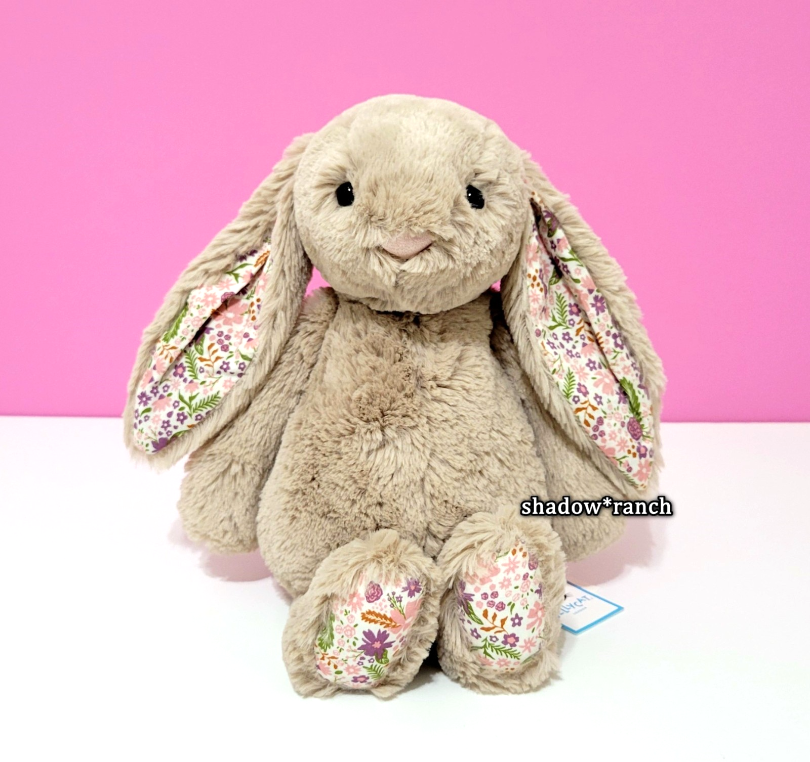 Jellycat BLOSSOM BEIGE BUNNY PETAL - Medium 12