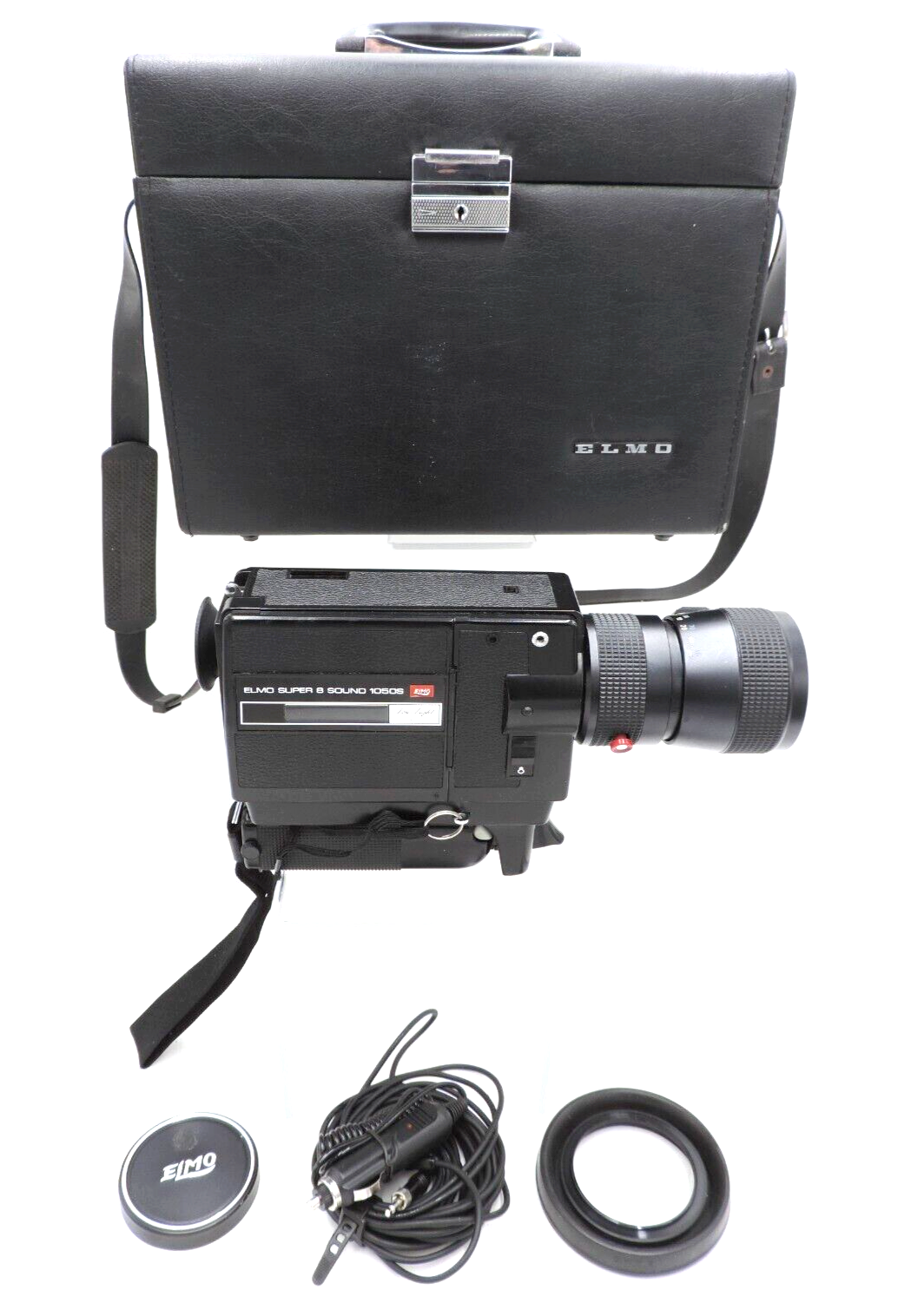 ELMO Super 8 Sound 1050S Macro Movie Camera w Case / Untested | eBay