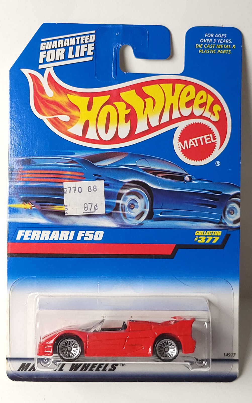 Hot Wheels Ferrari F50 error #377 | eBay