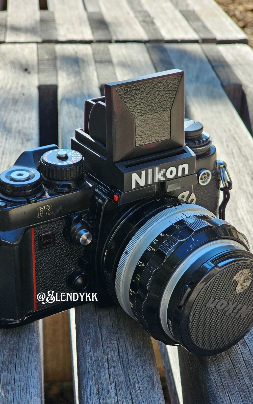 3D Printed DW-3 WLVF for Nikon F3 Waist Level Viewfinder with