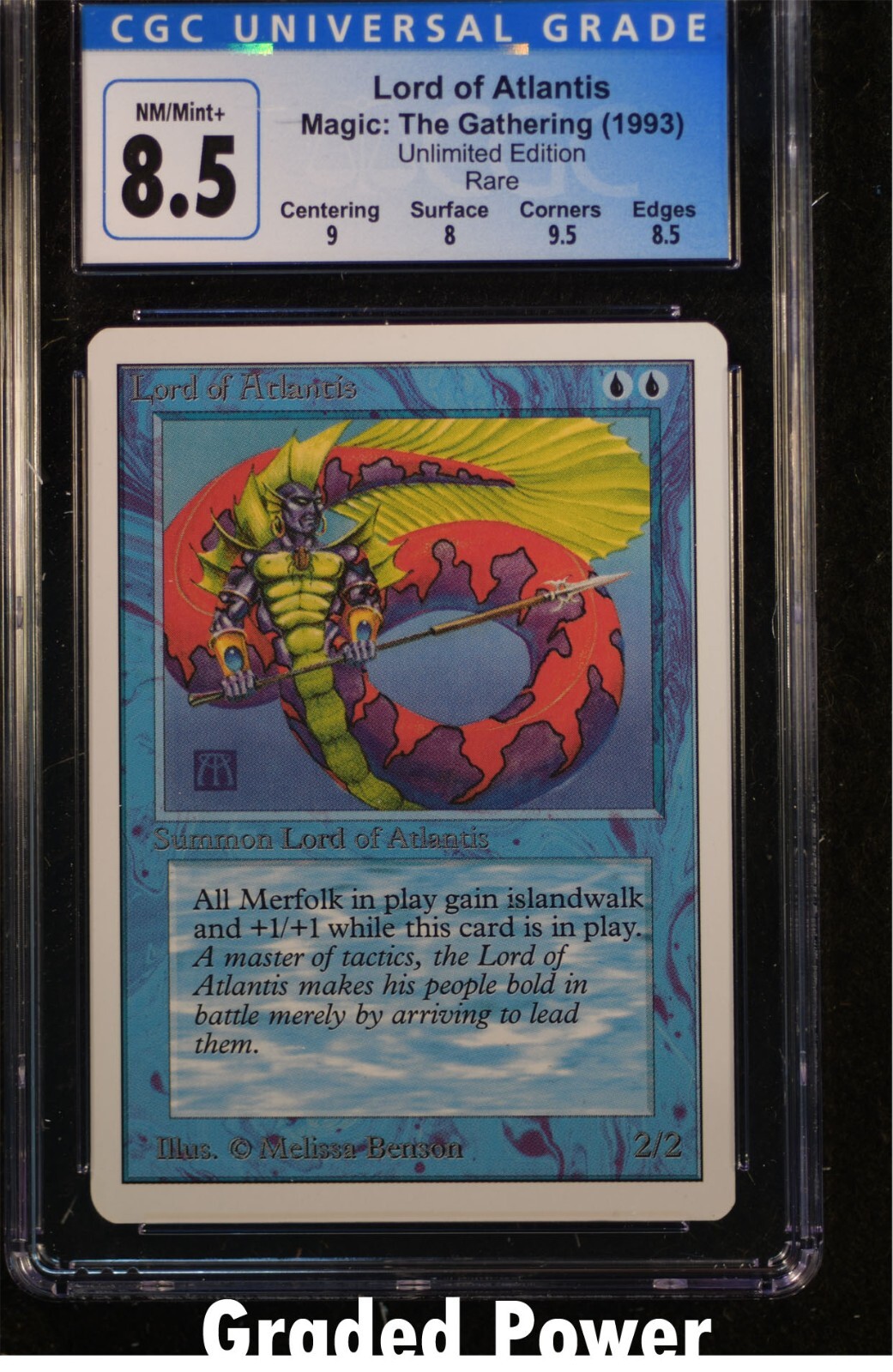 Unlimited Lord of Atlantis CGC 8.5 (9107) Magic MTG | eBay