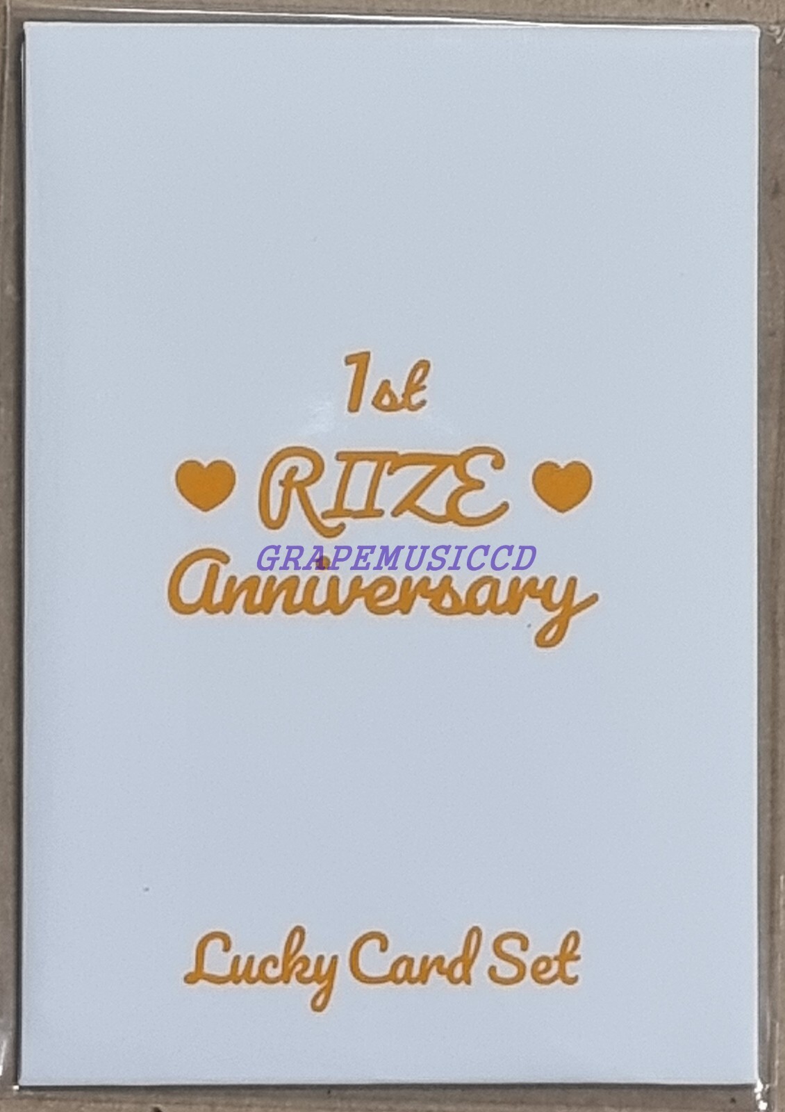 RIIZE 1ST ANNIVERSARY SMTOWN OFFICIAL GOODS MD LUCKY CARD SET +