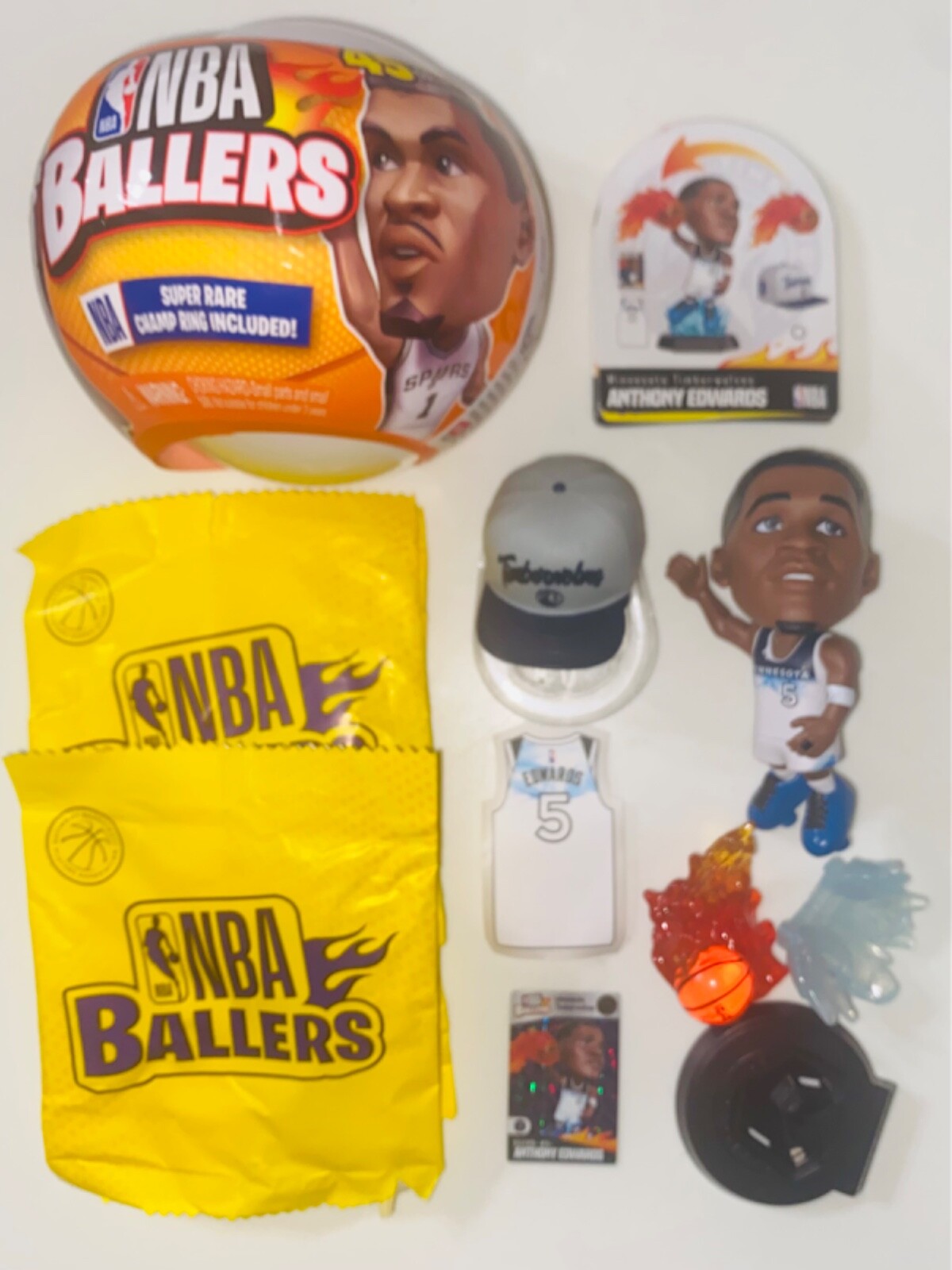 Zuru NBA Ballers Series 2 ANTHONY EDWARDS Super Rare TIMBERWOLVES