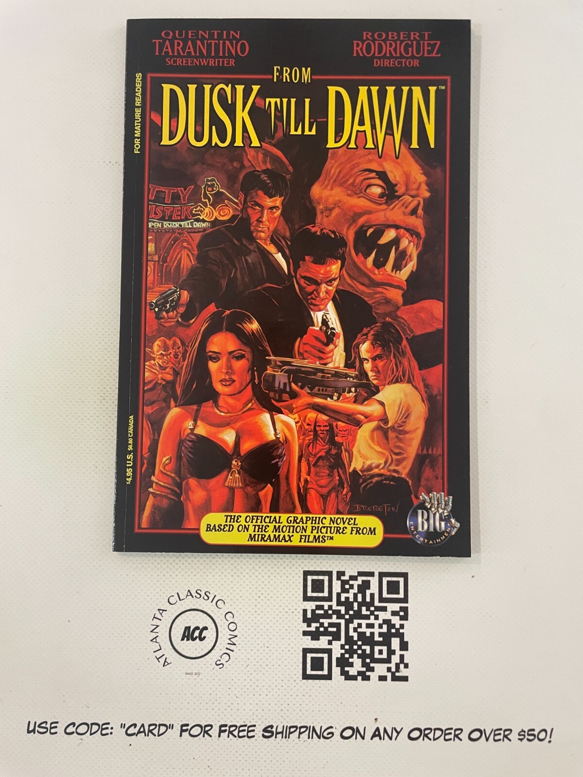 From Dusk Till Dawn Big Entertainment Comic Book NM Tarantino