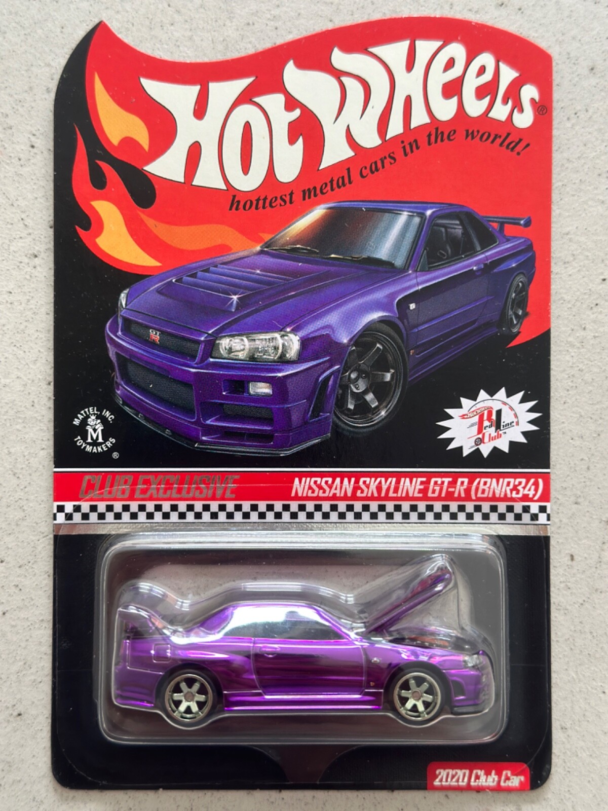 2020 Hot Wheels Red Line Club NISSAN SKYLINE GT-R R34 RLC JDM