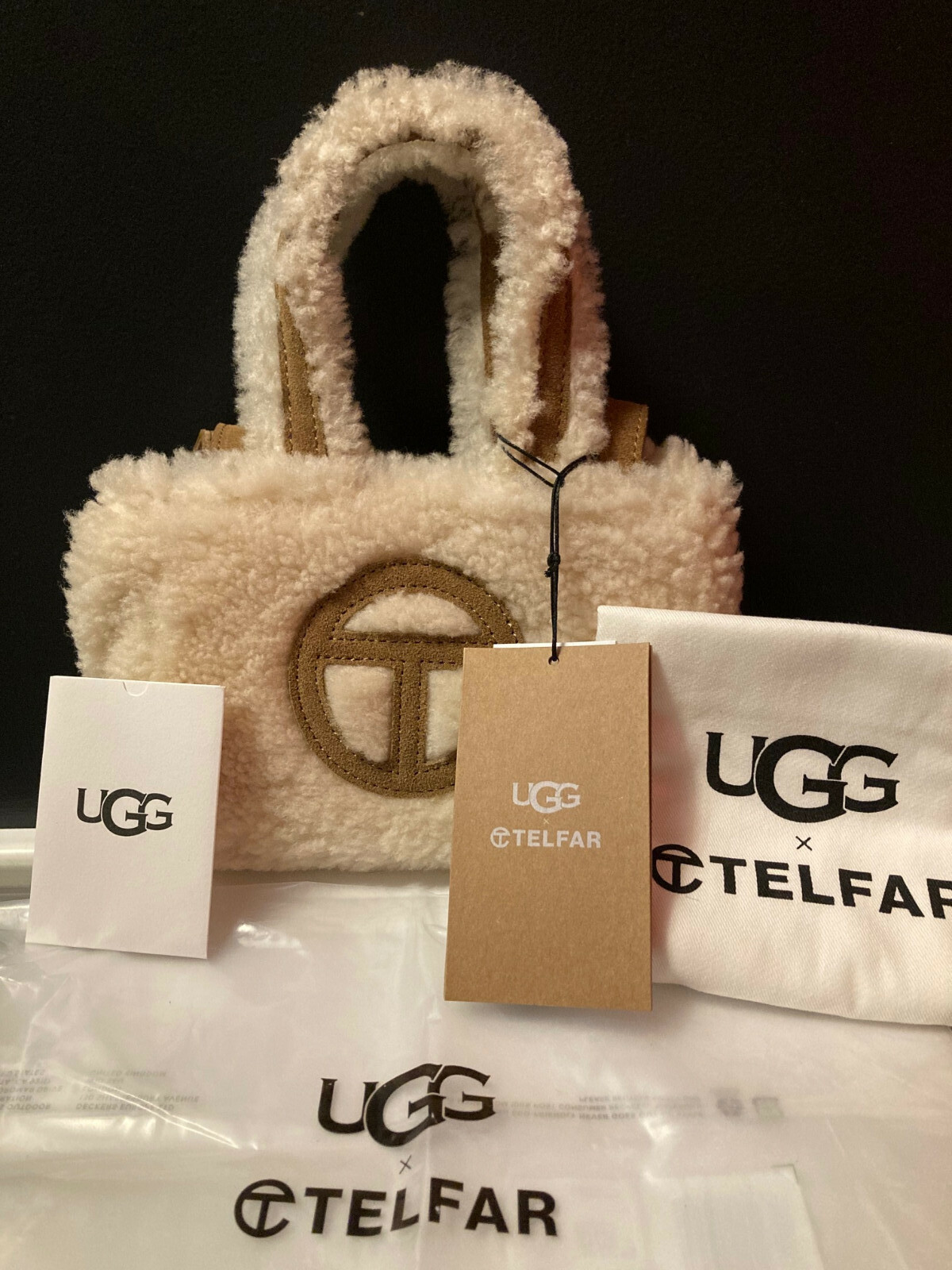 UGG x TELFAR Small Reverse Shopper - Natural | eBay