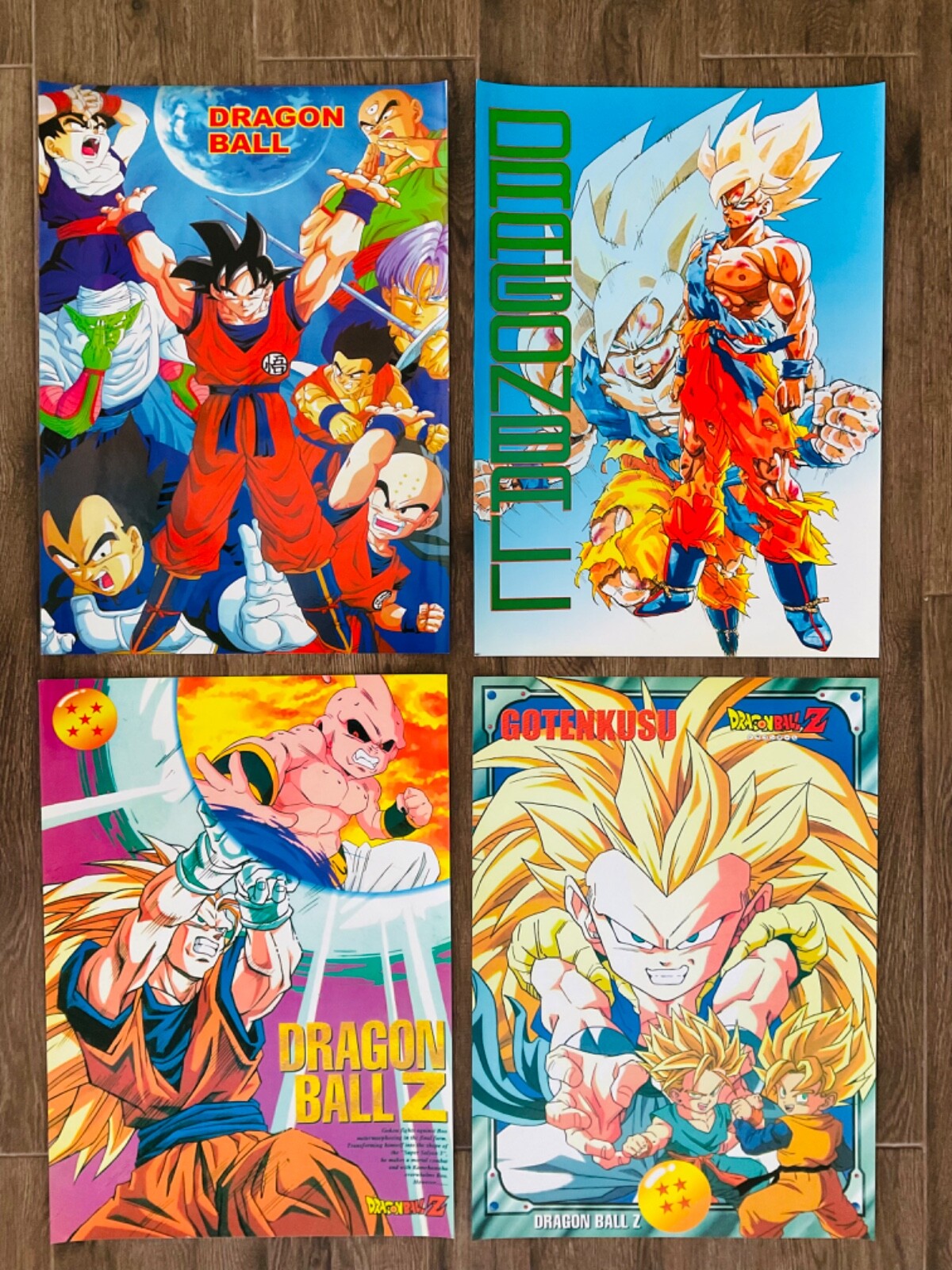 Dragon Ball Z Poster Choose Goku Piccolo Krillin Buu Gotenks Anime