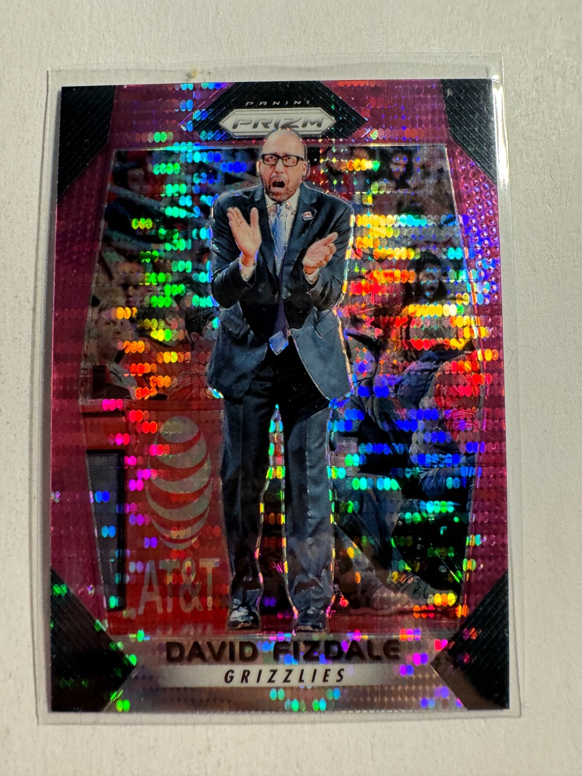 K137,435 - 2017-18 Panini Prizm Prizms Pink Pulsar #210 David