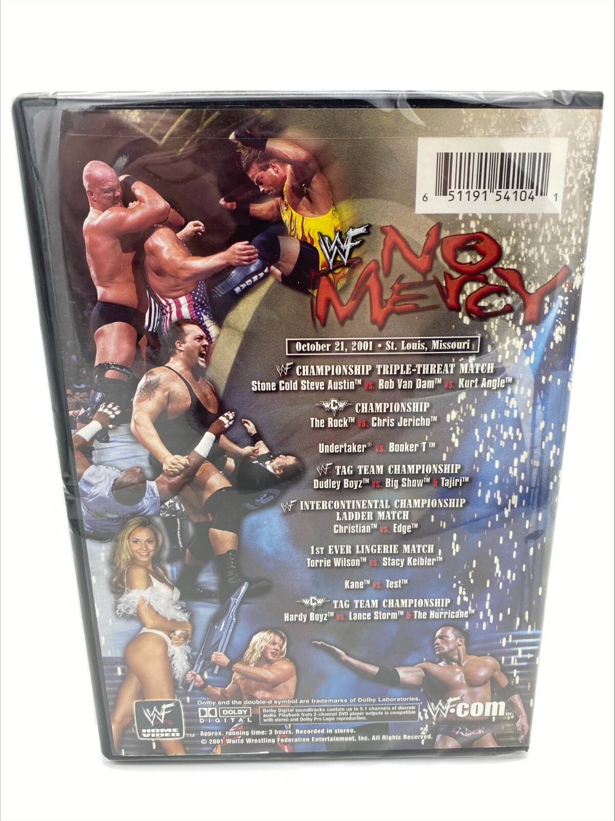 WWF - No Mercy 2001 (DVD, 2001) 651191541041| eBay