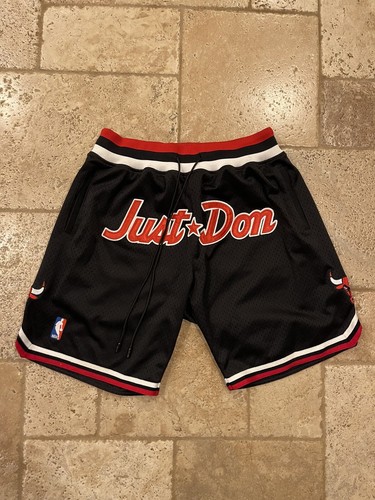 Just Don x Mitchell & Ness NBA Chicago Bulls OG Black Shorts | eBay