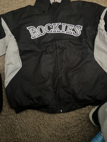 Majestic Colorado Rockies Therma Base Jacket New Big Mens Size 3X