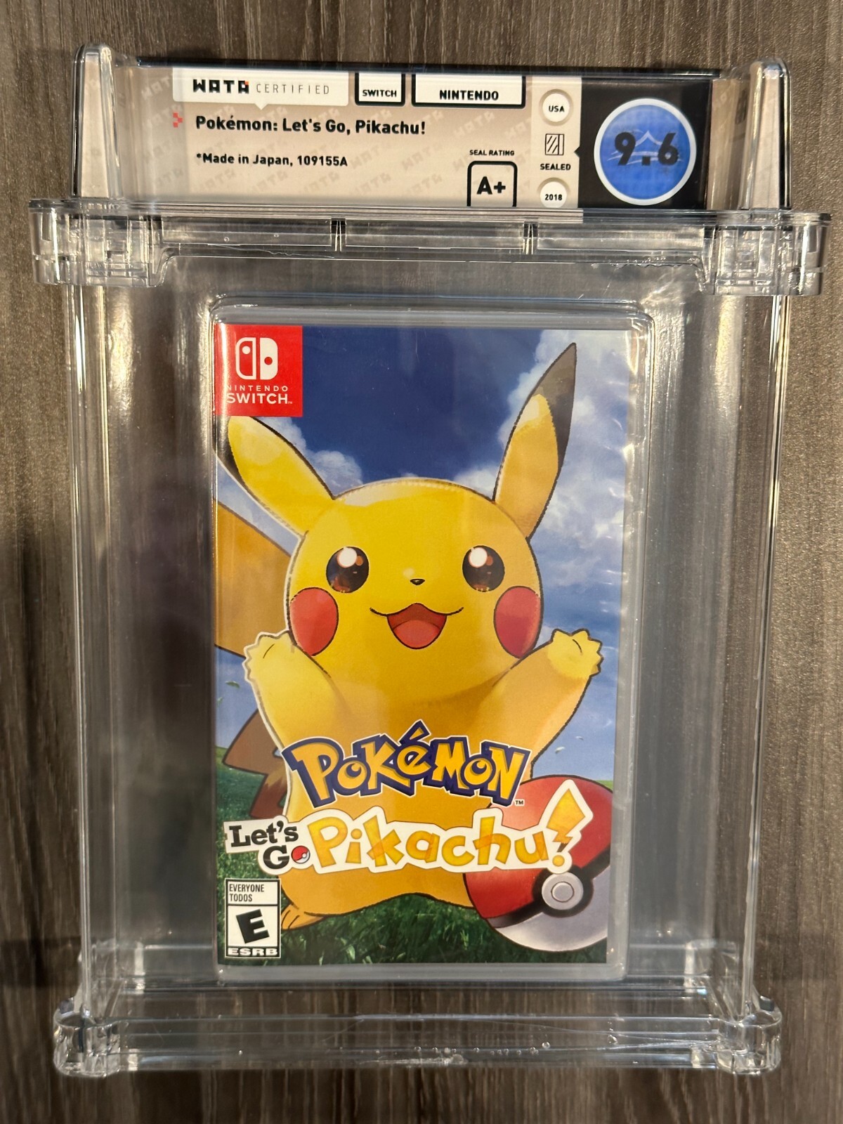 Pokemon Let's Go Pikachu Nintendo Switch, New and Sealed GRADED