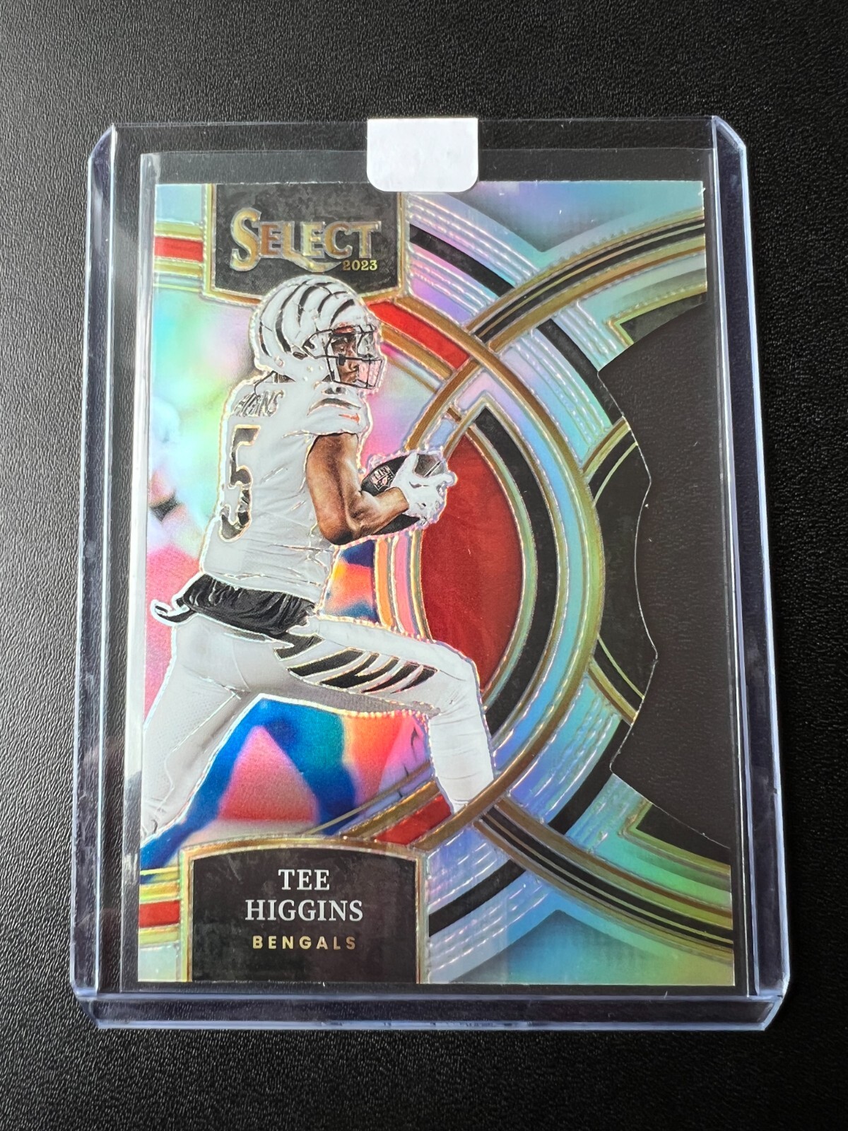 Tee Higgins 2023 Panini Select Football #112 - SILVER PRIZM - DIE