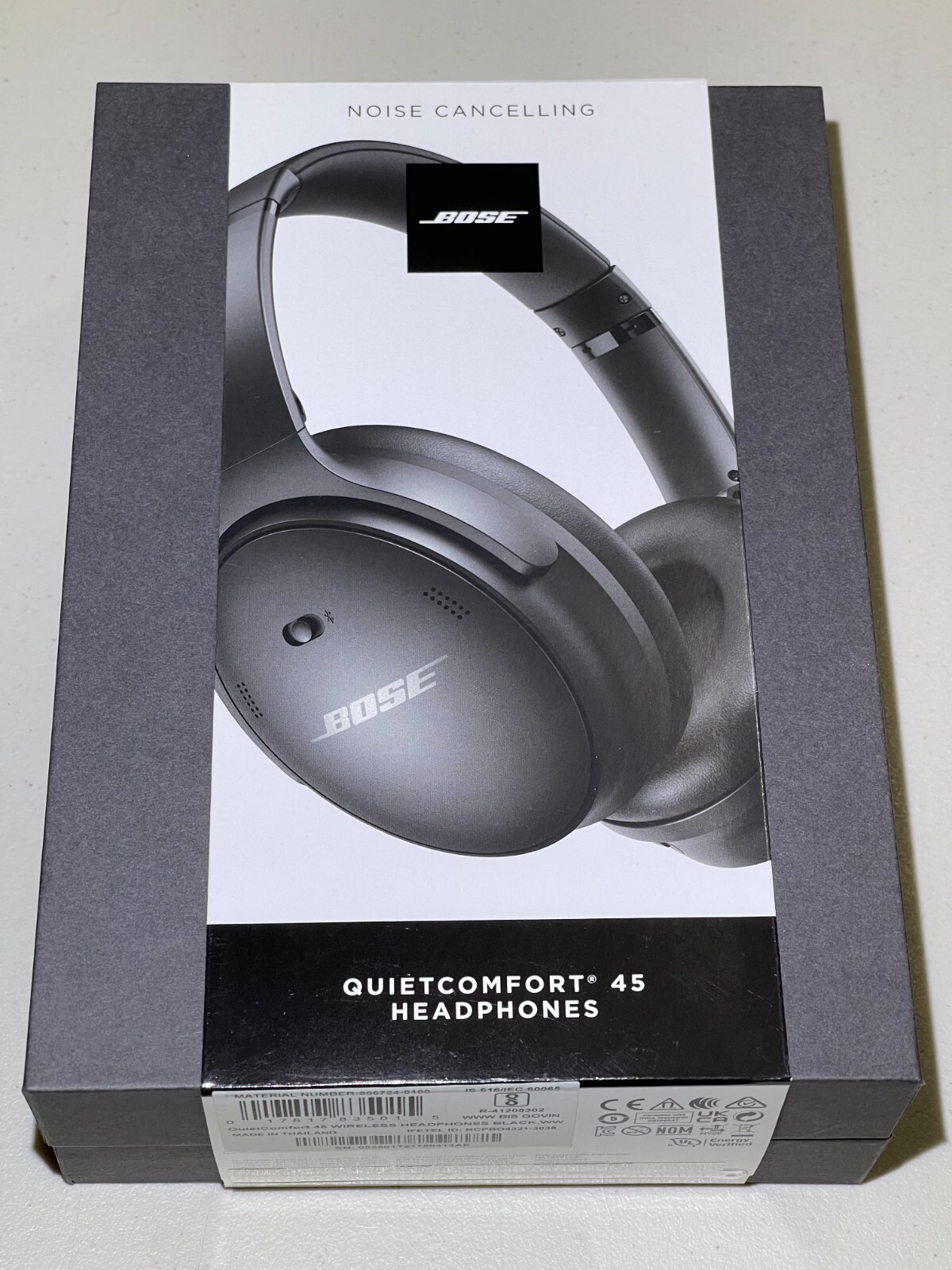 Bose QuietComfort 45 Wireless Bluetooth Smart Headphones ANC Over
