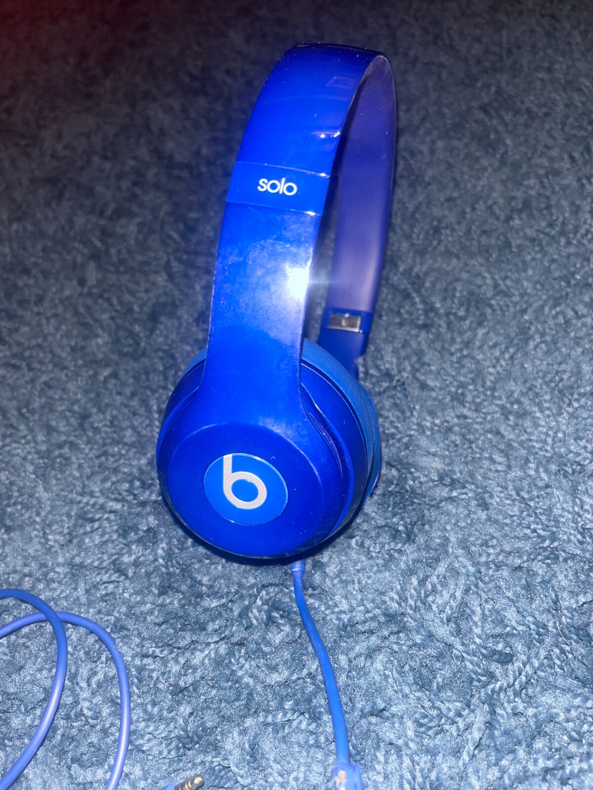 Beats by Dr. Dre Original Solo On Ear Wired Headphones - Blue | eBay