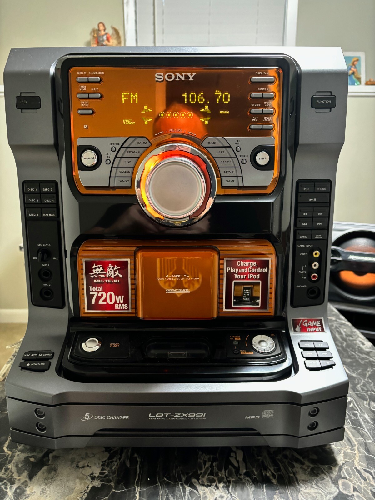 Sony Muteki Stereo System with iPod Dock, LBT-ZX99i | eBay