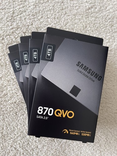 Samsung 870 QVO Series 4TB 2.5 inch SATAIII Internal SSD MZ-77Q4T0