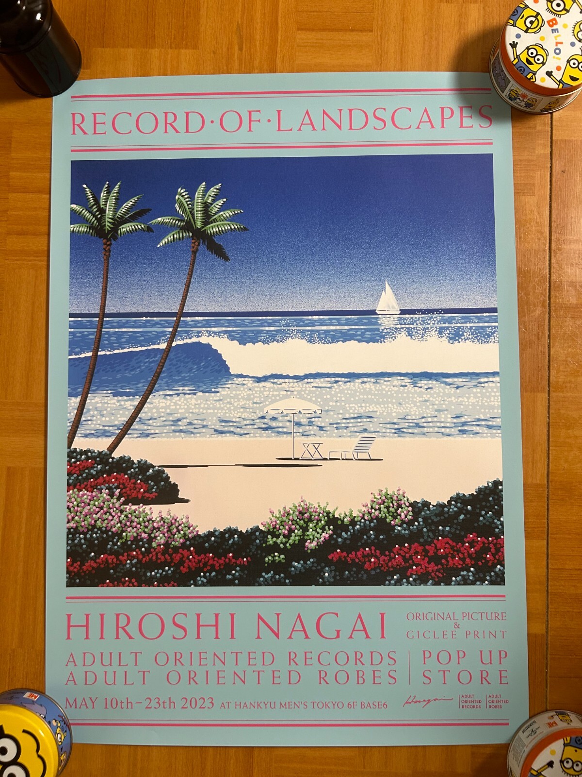 Hiroshi Nagai RECORD OF LANDDSCAPE Exhibition 2023 Original Poster