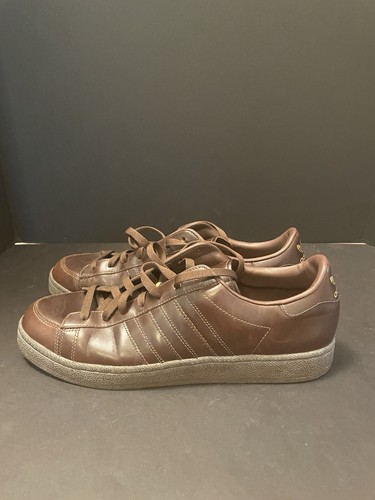 Rare* Adidas Abdul Jabbar Kareem Lo Brown Leather 2005 Sz 13