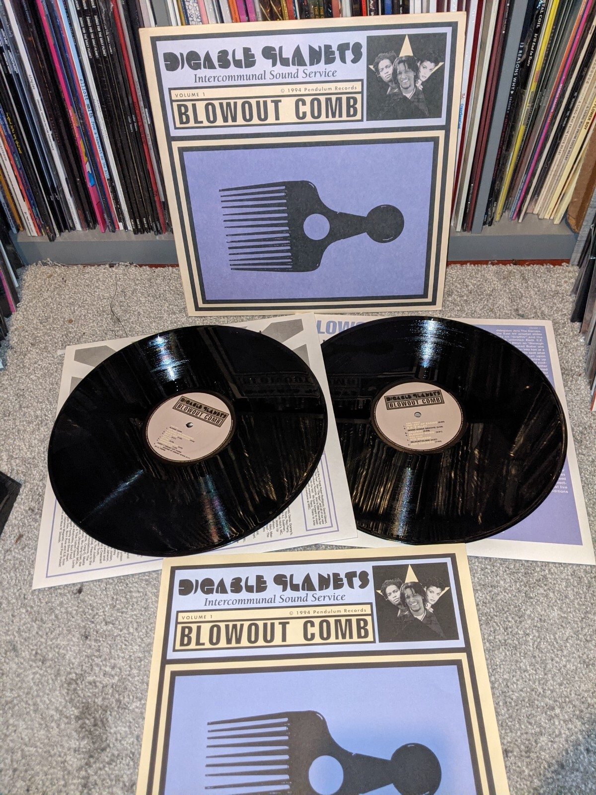 Digable Planets - BLOWOUT COMB - Vinyl 2 LP 2013 Reissue - VG+ Wax