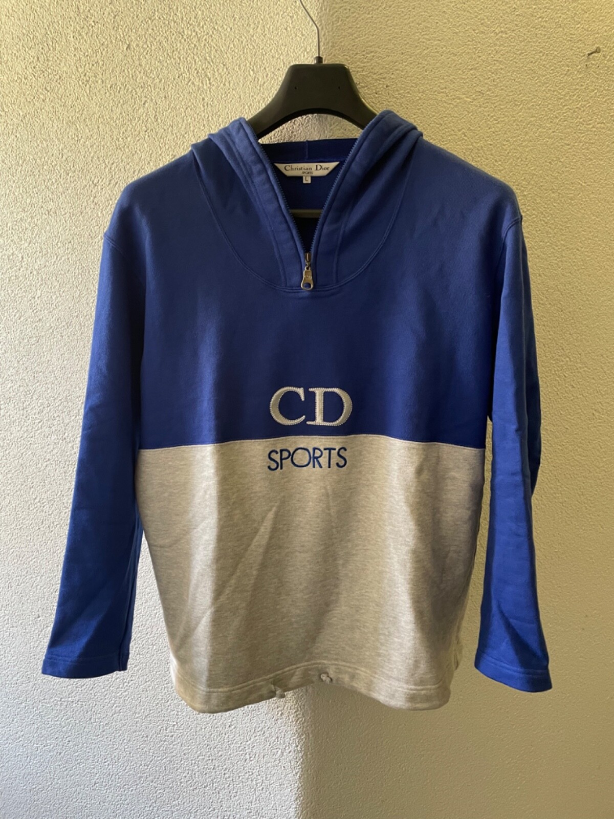 Dior Sports Hoodie Christian 90s Vintage Zip Sweater | eBay