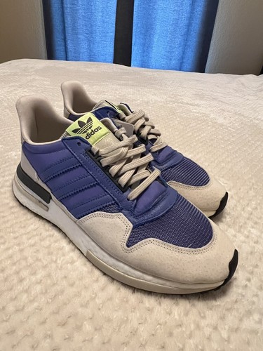 Adidas Originals ZX 500 RM Boost BD7867 Lilac/White Mens Size 9.5