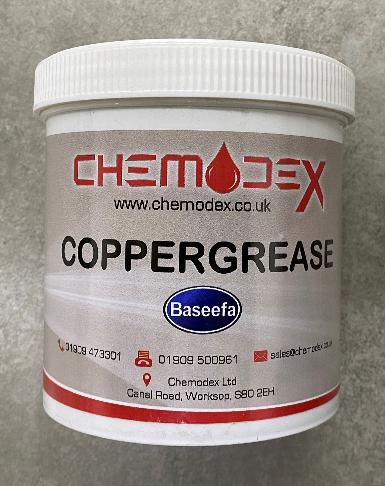 CHEMODEX Anti seize Copper Grease 500g Tin - USED FOR ELECTRICAL