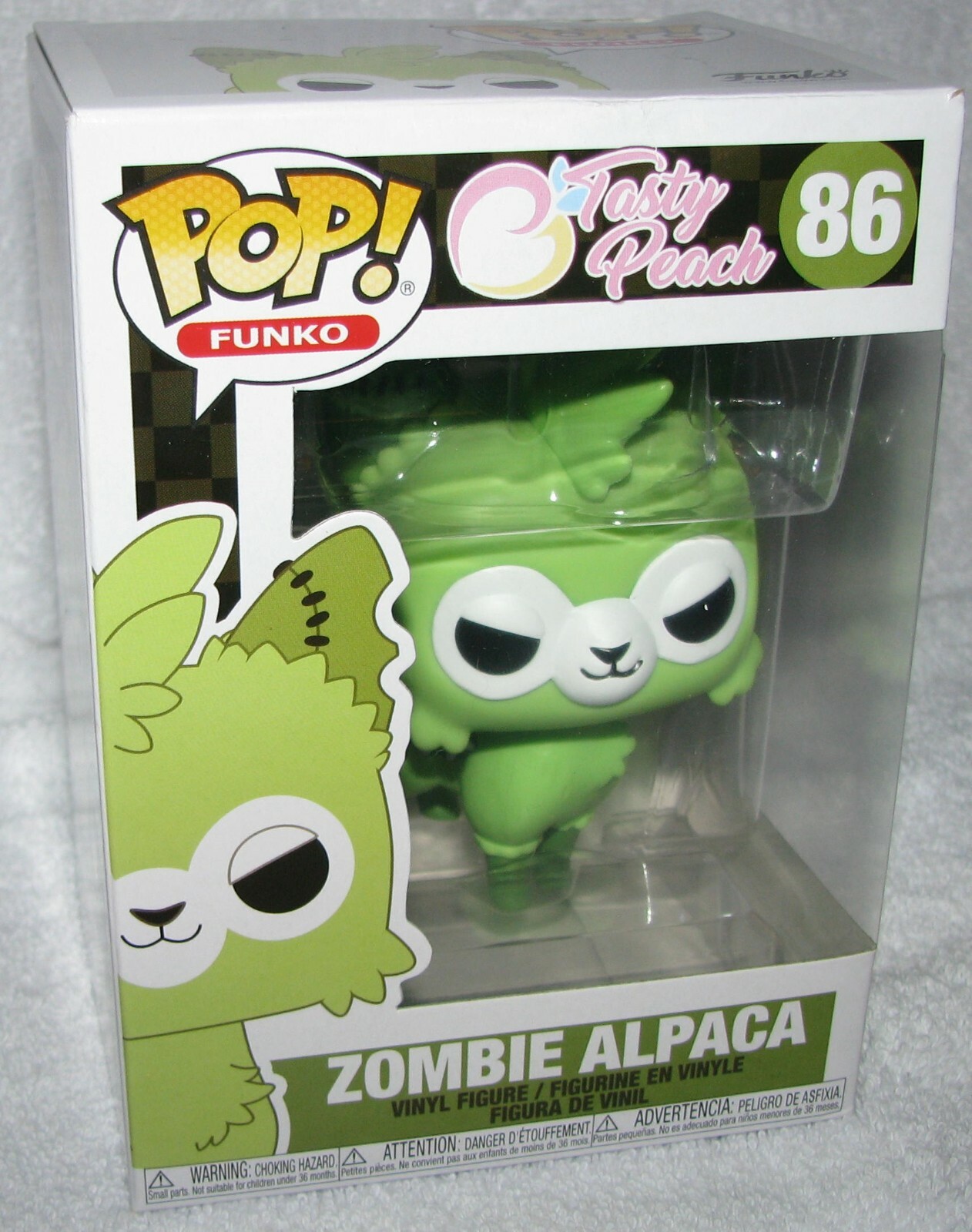 Funko POP! Tasty Peach Vinyl Figure #86 Zombie Alpaca | eBay