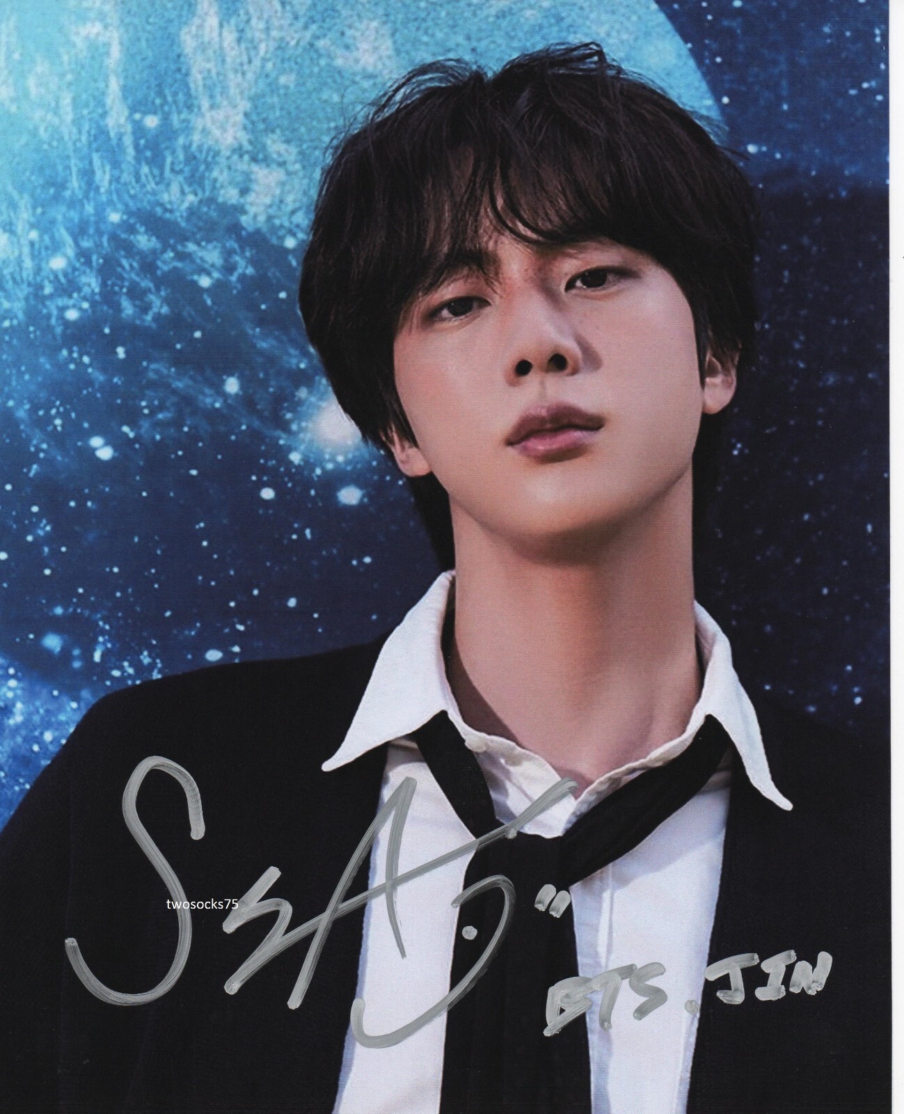 Jin - BTS - Autographed Signed 8x10 Photo - Asian | eBay