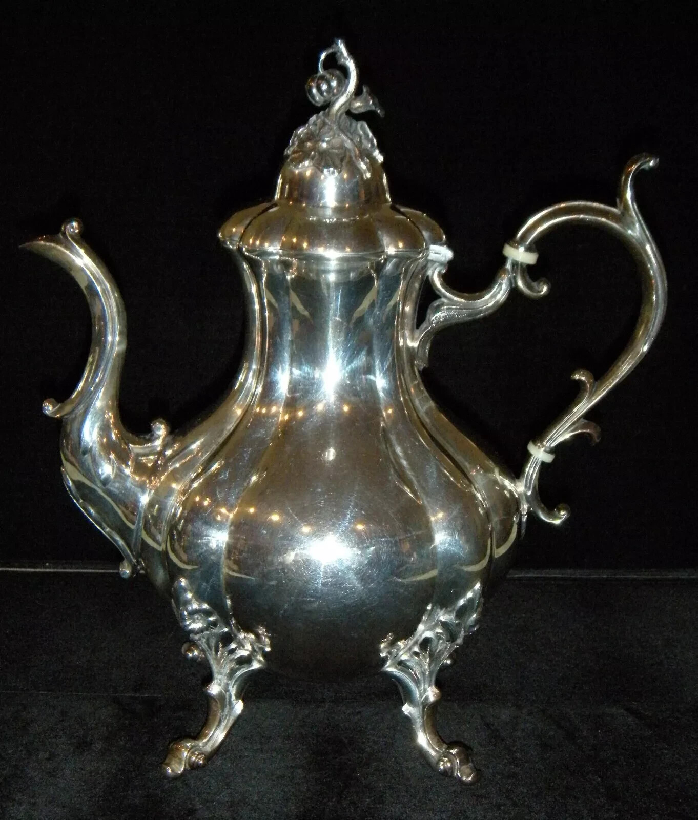 REED & BARTON 1796 Winthrop Silver Plate Tea & Coffee Pot 1940s | eBay