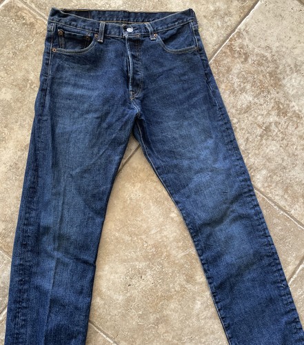 Levi's 501XX Redline Selvedge Jeans L5155 Mexico Sz 30X30 Dark