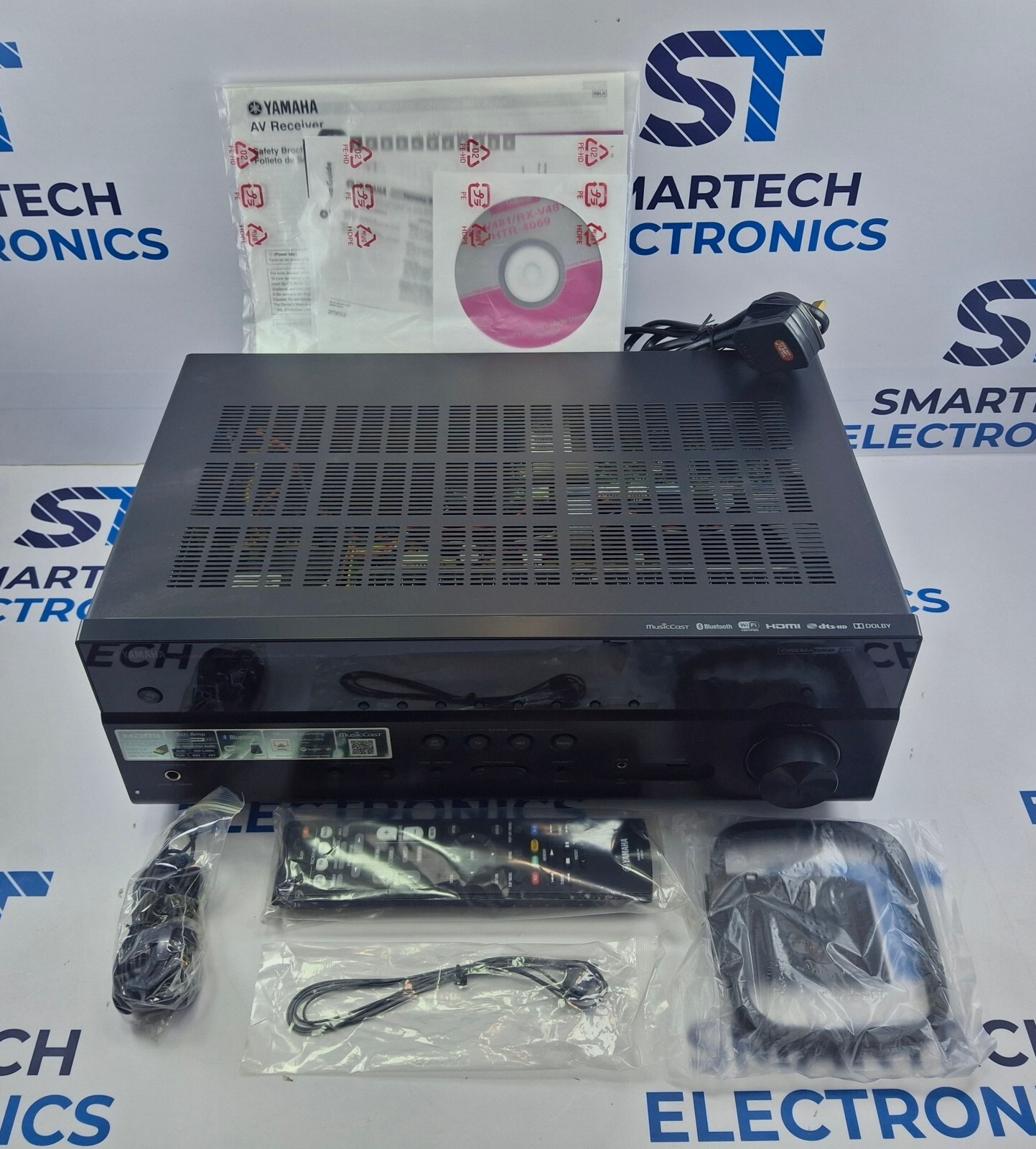 YAMAHA RX-V481 Network Receiver with Music Cast Surround Sound NEW