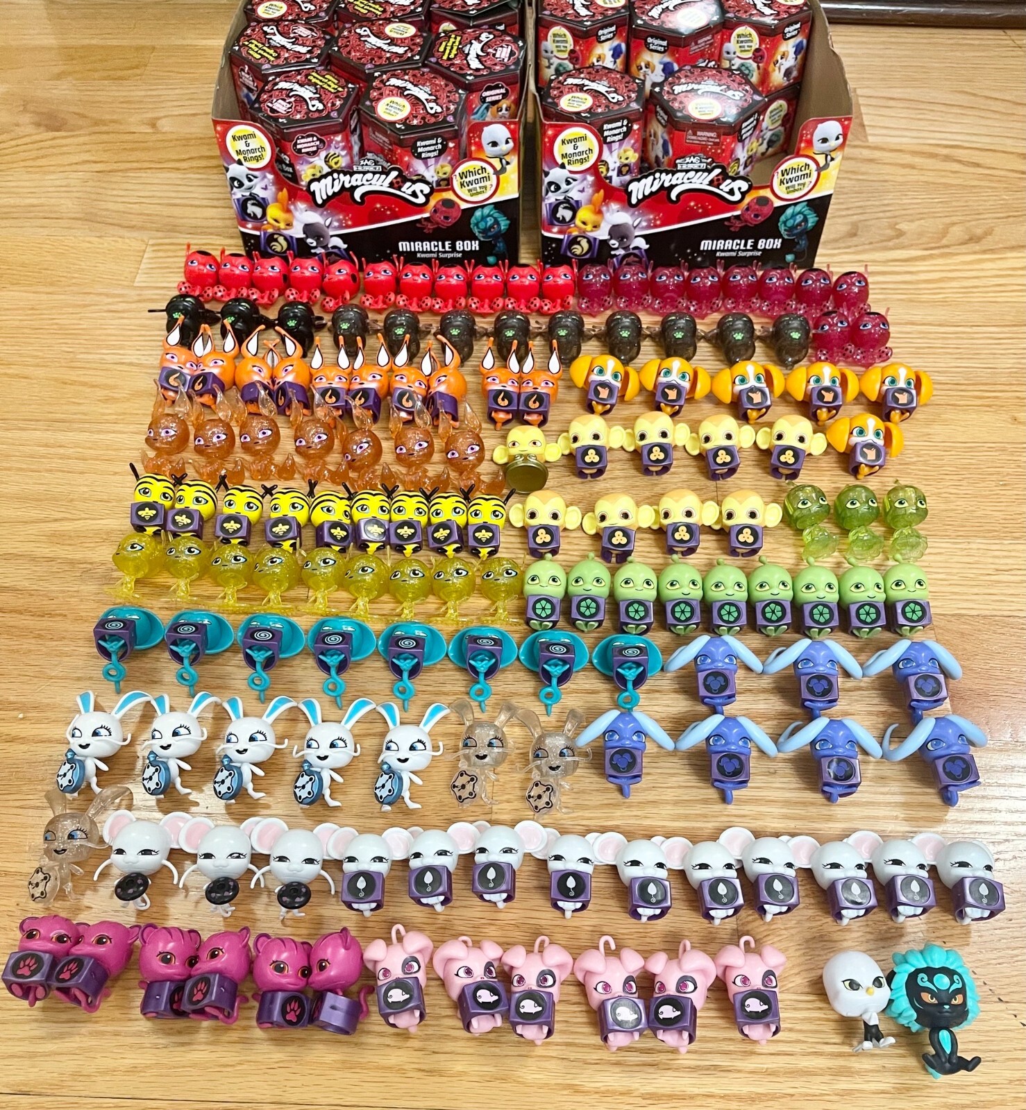 BRAND NEW! Miraculous Ladybug Miracle Box Kwami Surprise Figures