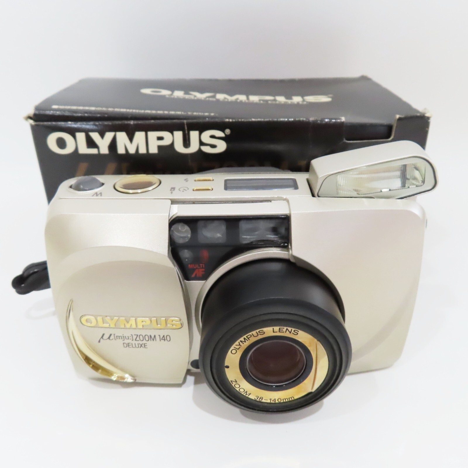 Mint] Olympus μ Mju Zoom 140 Deluxe Point & Shoot Film Camera 38