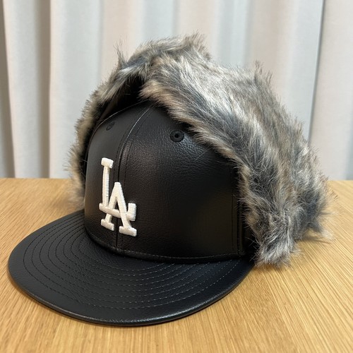 NEW ERA 59FIFTY Dog Ear Los Angeles Dodgers Synthetic Leather