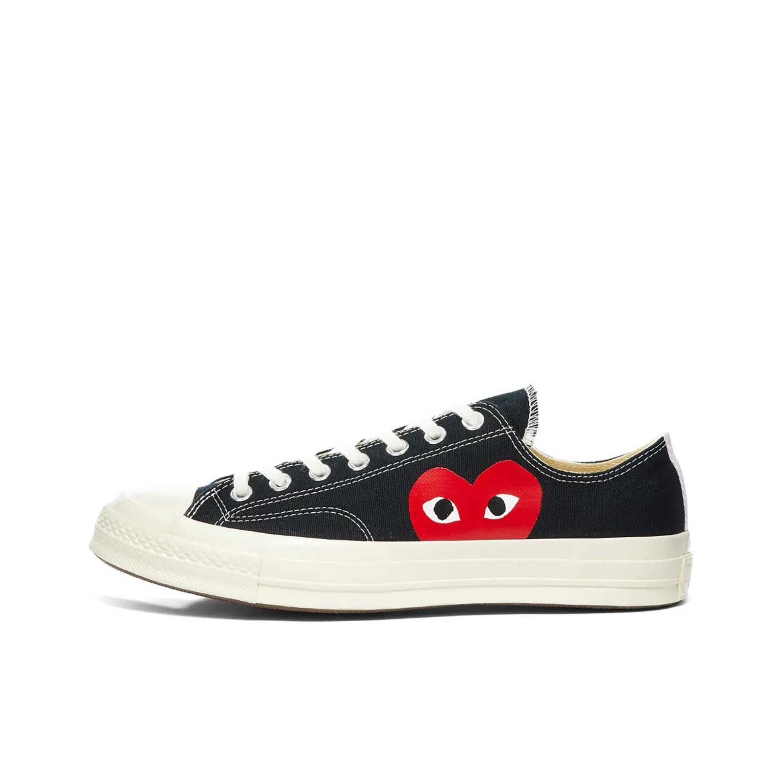 COMME DES GARCONS CDG PLAY CONVERSE BLACK LOW UNISEX AZ-K111-001-1