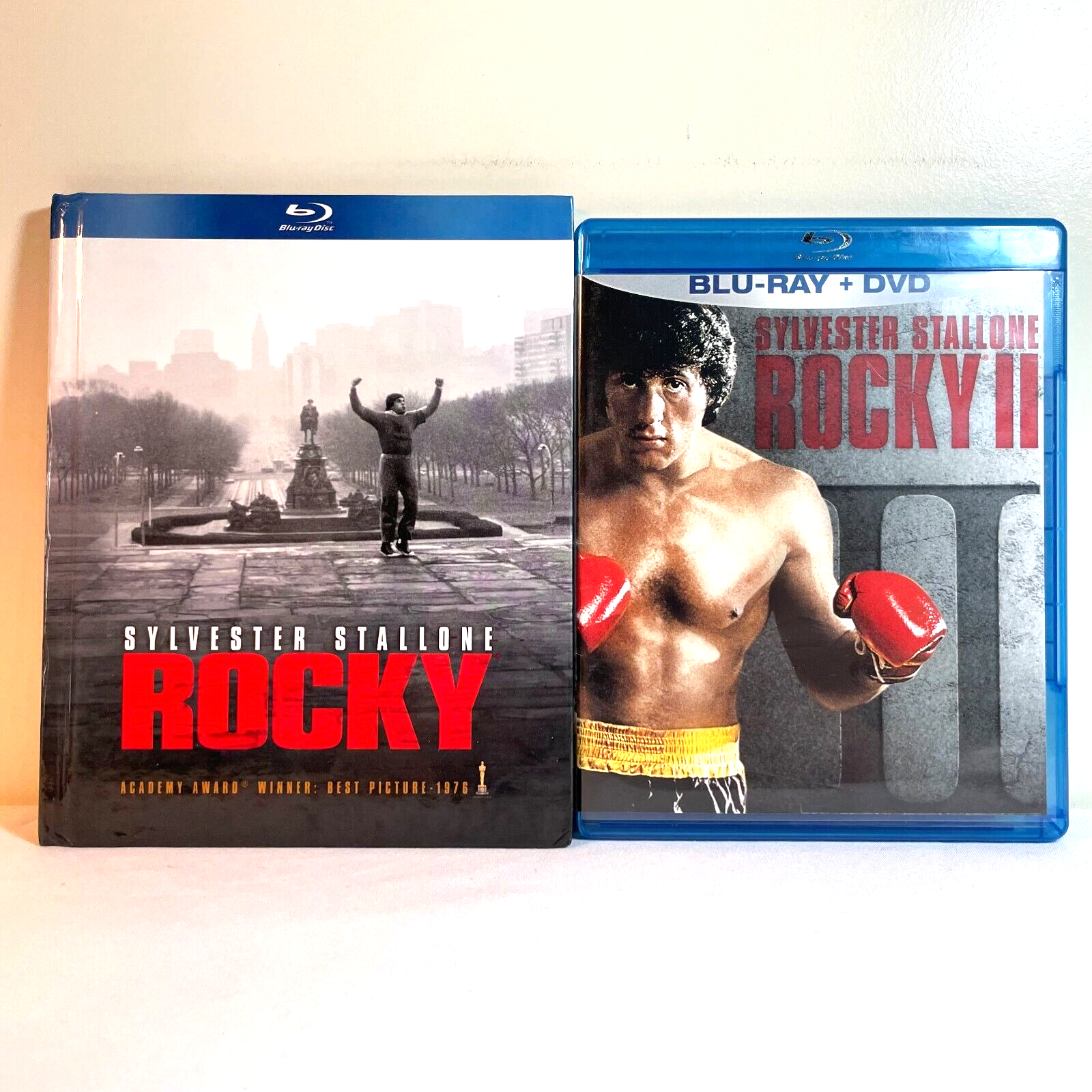 ROCKY (1976) / ROCKY II (1979) Blu-ray + DVD Sylvester Stallone