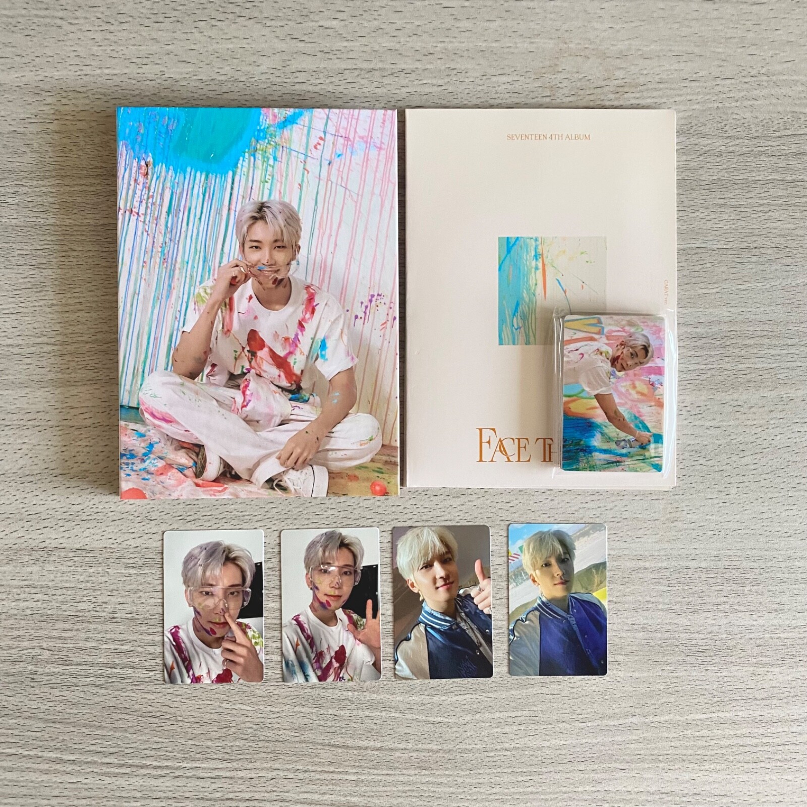 SEVENTEEN 4th album face the sun carat ver. Wonwoo complete set | eBay