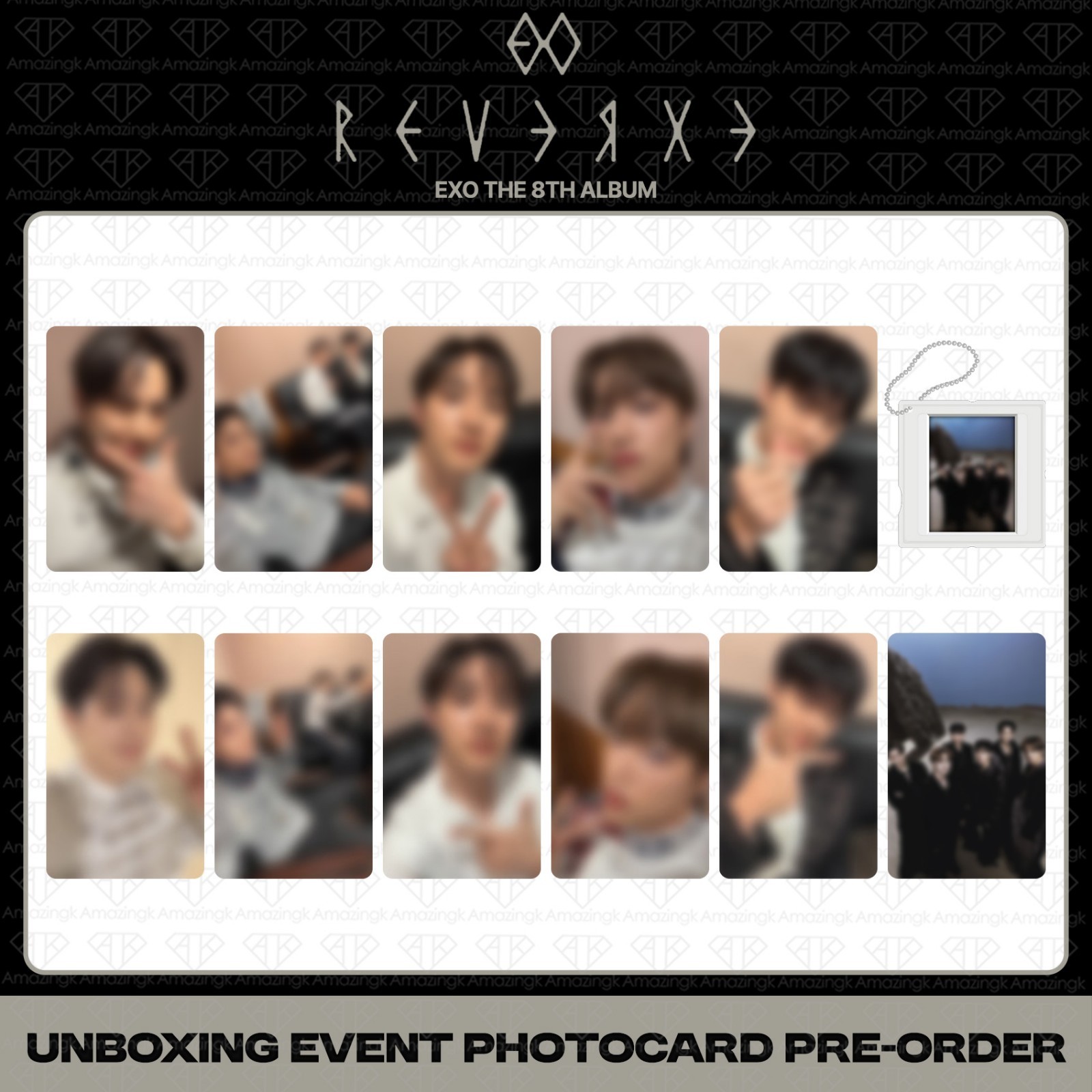 PreSale] EXO 8th Album REVERXE Unboxing Event Photocard D.O. Kai
