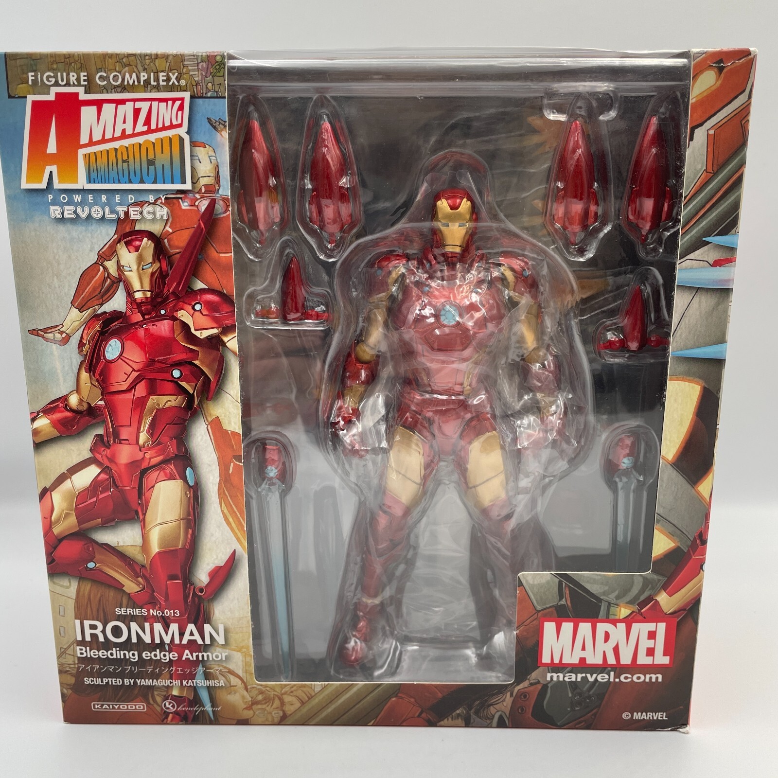 AMAZING YAMAGUCHI No.013 IRONMAN Bleeding edge Armor Action Figure